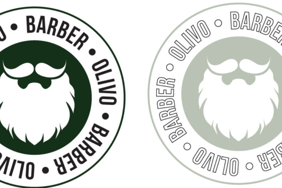 Barber shop logo variant