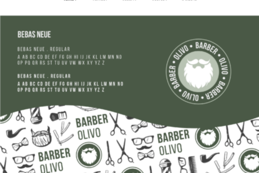 Barber shop Brand identity